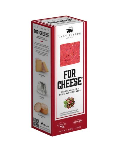 Caja de crackers con especias Lady Joseph For Cheese.